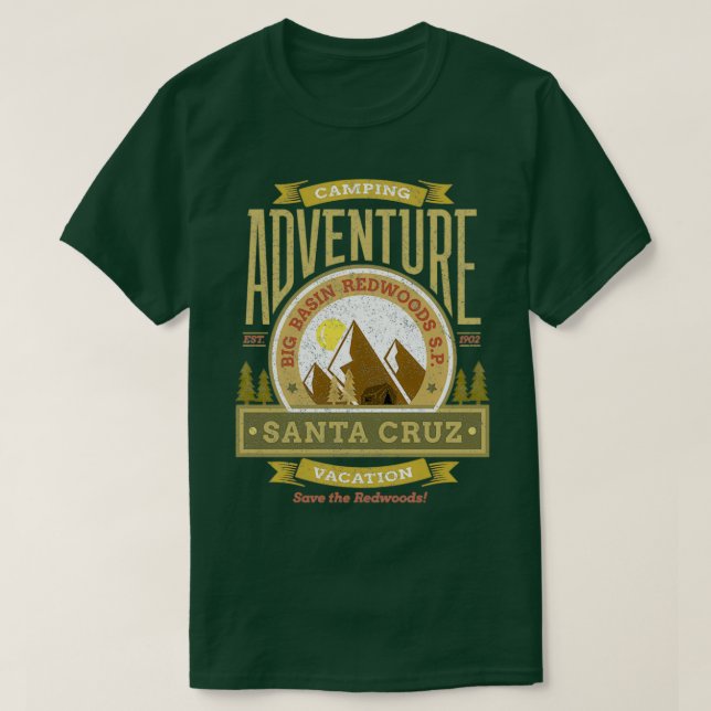 Redwoods Staat Park Souvenir Ts und Geschenke T-Shirt (Design vorne)