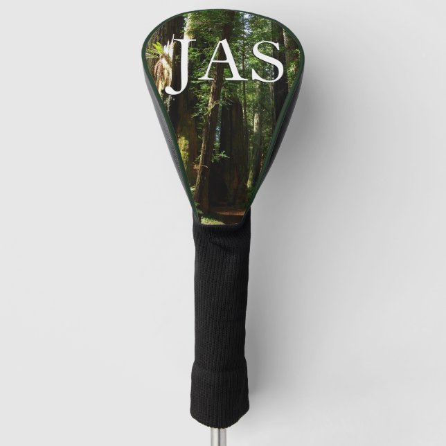Redwoods und Ferns im Redwood-Nationalpark Golf Headcover (Vorderseite)