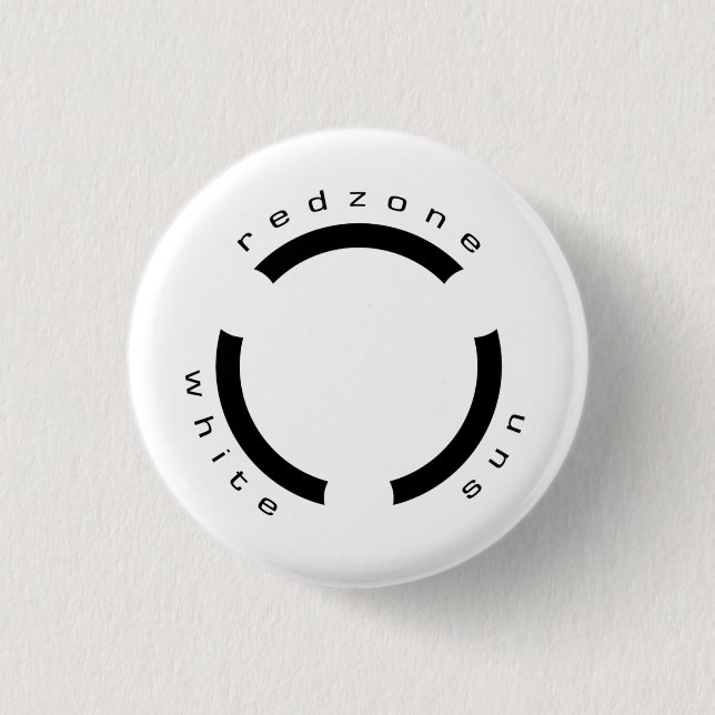 Redzone - WhiteSun Logo-Abzeichen Button (Vorderseite)