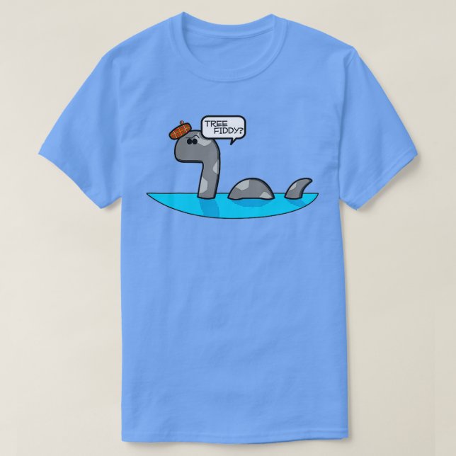 ree Fiddy Funny Loch Ness Monster Nessie 3 T-Shirt (Design vorne)