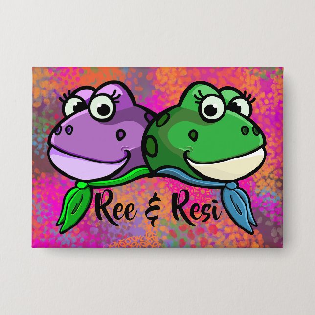 Ree & Resi-TASTE Button (Vorderseite)