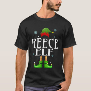 Reece Elf Weihnachten Lustiger Männer Familien Pas T-Shirt