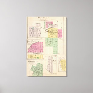 Reece, Fall River, Hamilton und Climax, Kansas Leinwanddruck