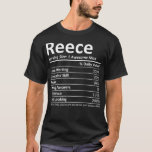 REECE Nutrition Funny Birthday Personalisiert Name T-Shirt<br><div class="desc">REECE Nutrition Funny Geburtstag Personalisierter Name Geschenk Idee .lustig, Zitate, cool, Witze, Zitat, verrückt, lustig, Hipster, Spaß, Spaß, Slogan, Slogans, ali, animal, anime, argumentieren, Armee, Einstellung, Bakterien, Glatze, Glatze Bodybuilder, Glatze Mann, Bier, Bier, ben, ben, ben, Frankfurt, Beste, Beste, Beste, Beste, Beste, Beste, Beste, Beste, Beste, Beste, Beste, Beste, Beste,...</div>