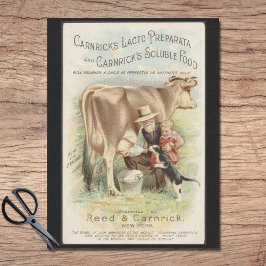 Reed Carnrick Vintag Farm Ad Seidenpapier