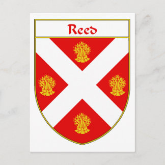 Reed Coat of Arms/Familienwappen Postkarte