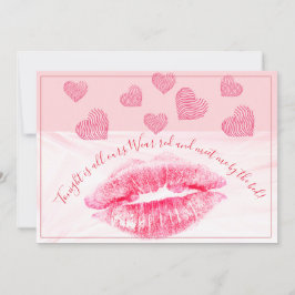 Reed Lips Valentine mit Zitat Feiertagskarte