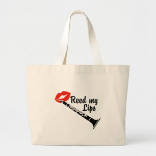 Reed My Lips Klarinette Jumbo Stoffbeutel