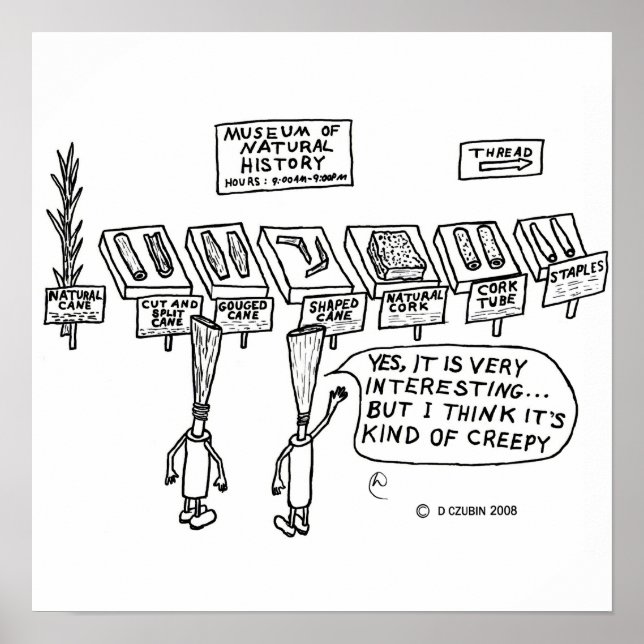 Reed Natural History White Poster (Vorne)