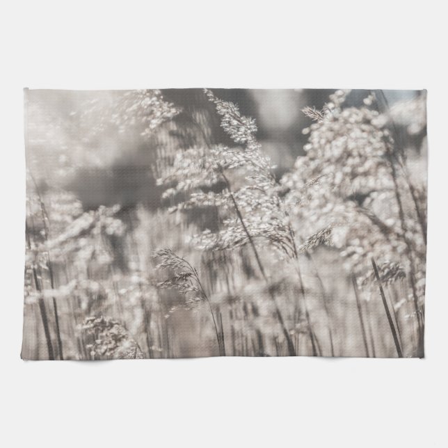 Reed Nature Foto Geschirrtuch (Horizontal)