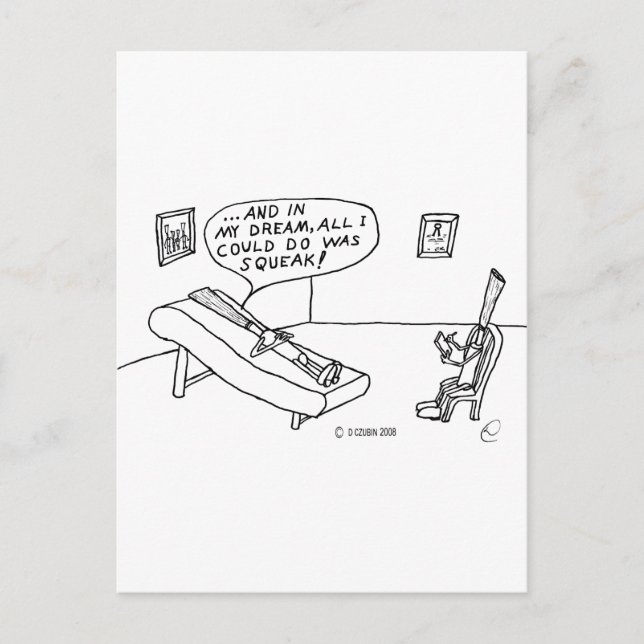 Reed Psychologin Postkarte (Vorderseite)