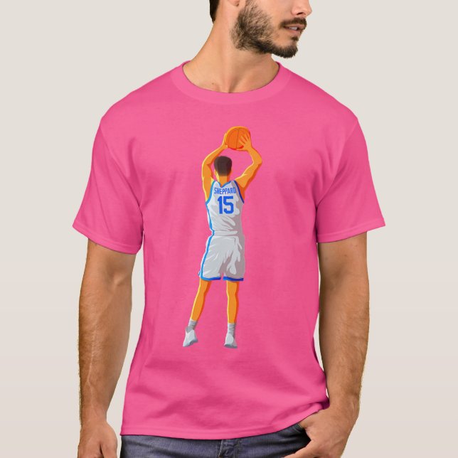 Reed Sheppard - Houston Rockets Basketball T-Shirt (Vorderseite)
