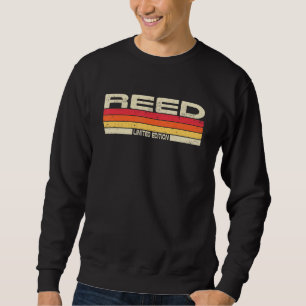 Reed Surname Birthday Family Wiedersehen 80er 90s Sweatshirt