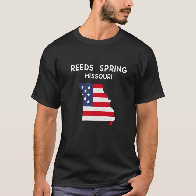 Reeds Spring Missouri USA Staat America Travel Mis T-Shirt (Vorderseite)