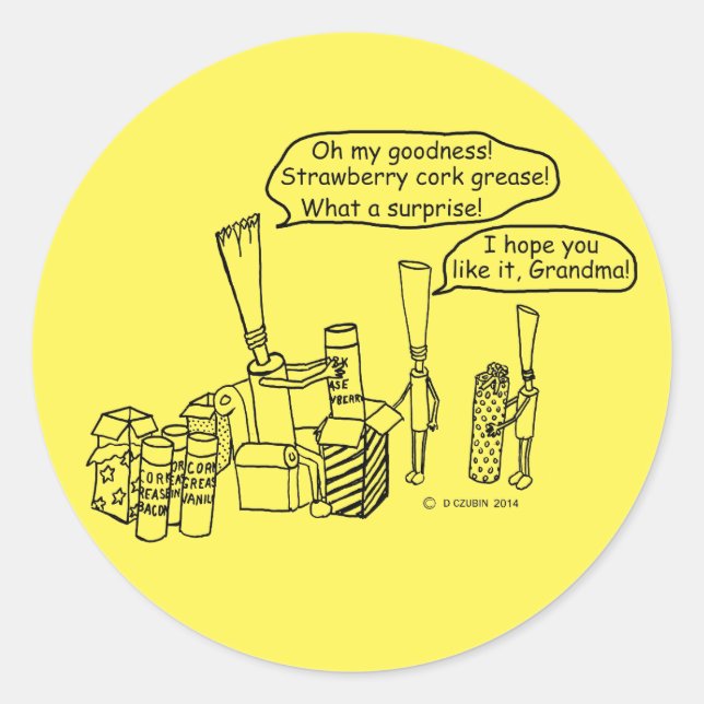 Reedz Gifts Classic Round Sticker (Vorderseite)