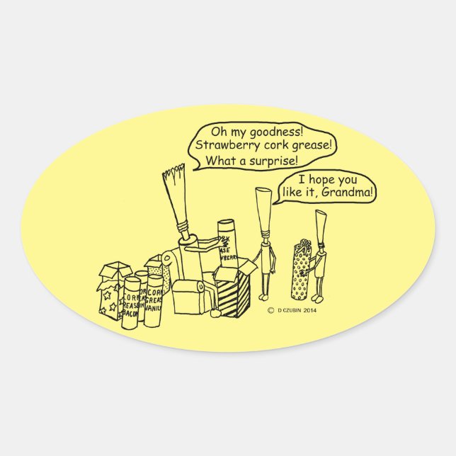 Reedz Gifts Oval Sticker (Vorderseite)