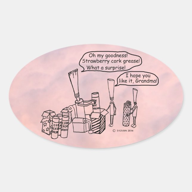 Reedz Gifts Oval Sticker (Vorderseite)