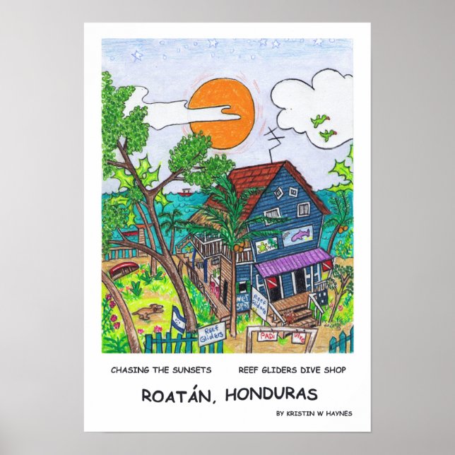 Reef Gliders Poster (Vorne)