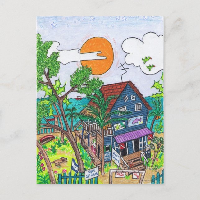 Reef Gliders Postkarte (Vorderseite)