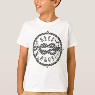 Reef knot segeling illustrieren T-Shirt