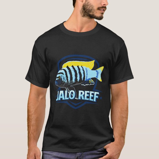 Reef Mbuna Cichlid Lake Malawi Cynotilapia Afra Aq T-Shirt (Vorderseite)