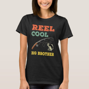 Reel Cool Big Brothers Ältere Bruder Jungs Fischen T-Shirt