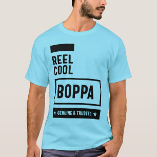 Reel Cool Boppa Grandpa Vatertag Geschenk T-Shirt