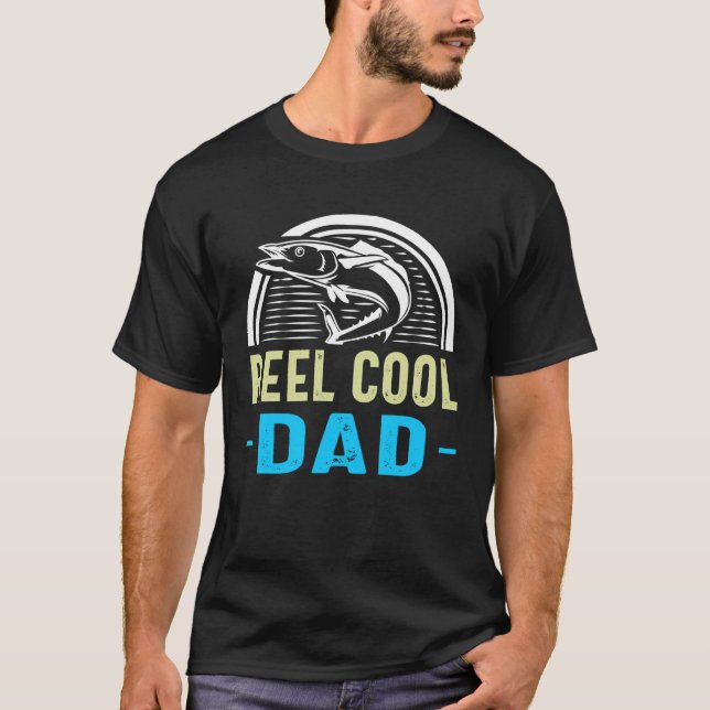 Reel Cool Dad Fishing Swordfish Fathers Day T-Shirt (Vorderseite)