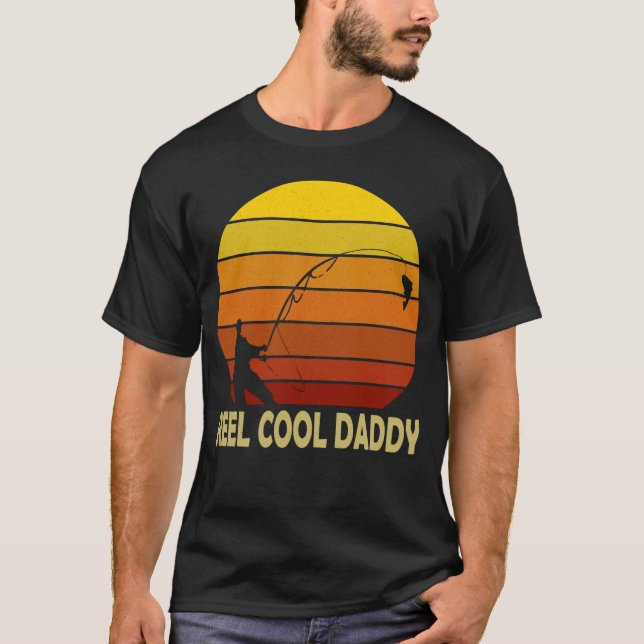 Reel Cool Daddy Shirt Fischen Vatertag (Vorderseite)