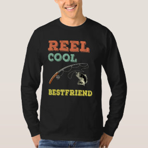 Reel Cool Fish Bestfriend Bass Fischen Bester Freu T-Shirt