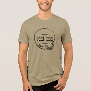 Reel Cool Geburtstagsgeschenk für Fischer-Vater Tri-Blend Shirt