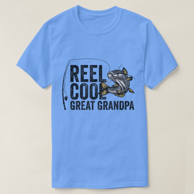 Reel Cool Great Opa Angler Angler Fisherman F T-Shirt (Design vorne)