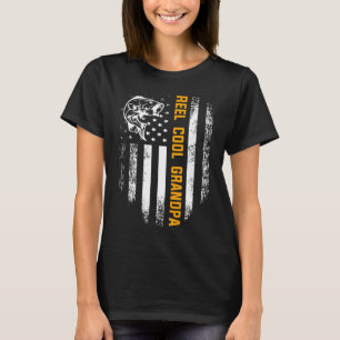 Reel Cool Großvater Vintage Fahne Fischen Vater's T-Shirt