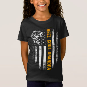 Reel Cool Großvater Vintage Fahne Fischen Vater's T-Shirt