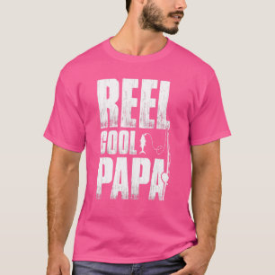 Reel Cool Papa Vater Vater Spaß für Men Ehemann D T-Shirt
