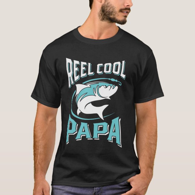 Reel Cool Papa | Vatertag T-Shirt (Vorderseite)