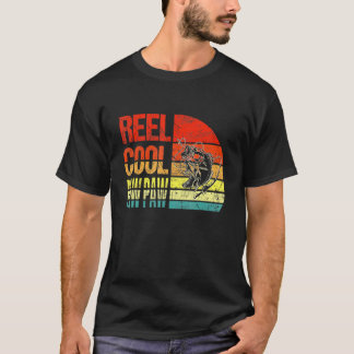 Reel Cool Paw Paw Fisherman Vater Grandpa Fathers T-Shirt