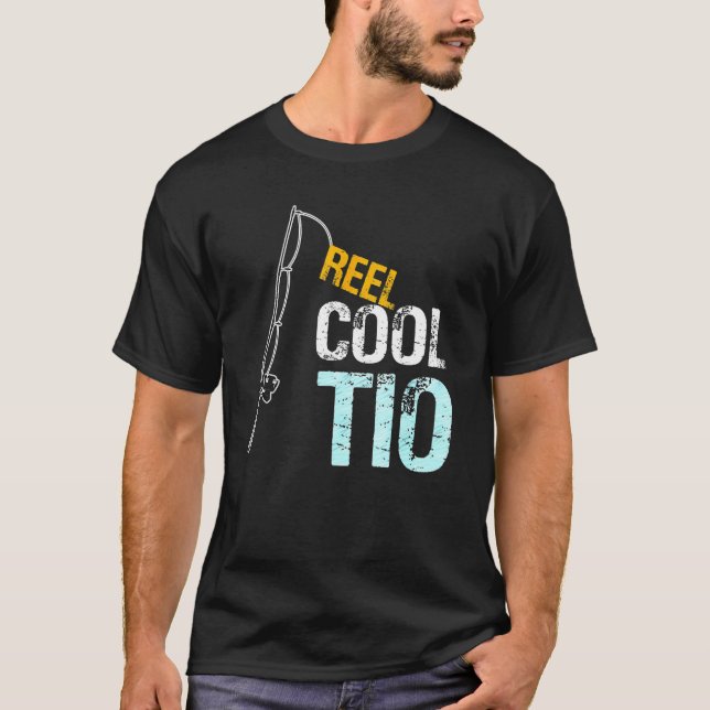 Reel Cool Tio Spanish Mexican Onkel von Niece ne T-Shirt (Vorderseite)