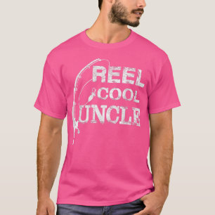 Reel Cool Uncle Fisherman Uncledy Father Day  T-Shirt