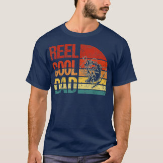 Reel Cool Vater Fisherman Daddy Grandpa Vathers Da T-Shirt