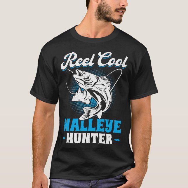 Reel Cool Walleye Hunter T-Shirt (Vorderseite)