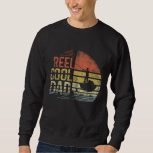 Reel Cooler Vater Fisherman Daddy Vatertag Geschen Sweatshirt