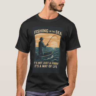 Reel Freedom - Vintage patriotisches Angeln T-Shirt