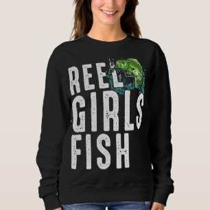 Reel Girls Fish Bass Fischen Fischer Mama Grand Sweatshirt