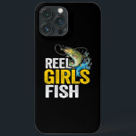 Reel Girls Fish Bass Fishing Funny Fisherwoman Case-Mate iPhone Hülle<br><div class="desc">Reel Girls Fish Bass Fishing Funny Fisherwoman Mom Fishing Gift. Perfect gift for your dad,  mom,  papa,  men,  women,  friend and family members on Thanksgiving Day,  Christmas Day,  Mothers Day,  Fathers Day,  4th of July,  1776 Independent day,  Veterans Day,  Halloween Day,  Patrick's Day</div>