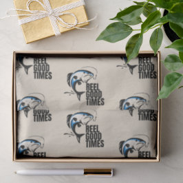 Reel Good Times | Geburtstagsgeschenk Fischer Angl Seidenpapier