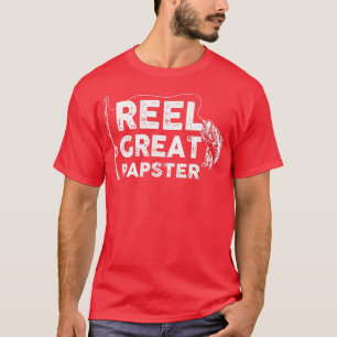 Reel Great Papster Fishing Daddy oder Fisherman Gr T-Shirt