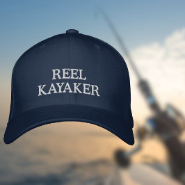 REEL-KAYAKER für Kayak-Angeln und Fischer  Bestickte Baseballkappe
