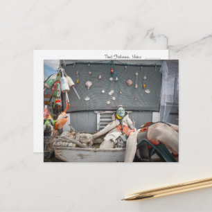 Reel Lazy Fisherman Crew Postkarte