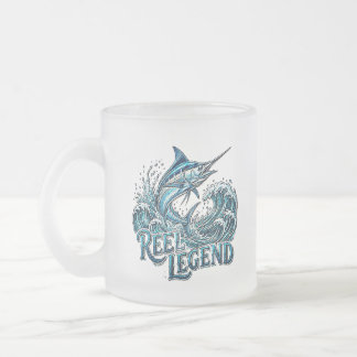 Reel Legend Marlin Ozean Angeldesign Mattglastasse